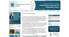Desktop Screenshot of globalcompact.be